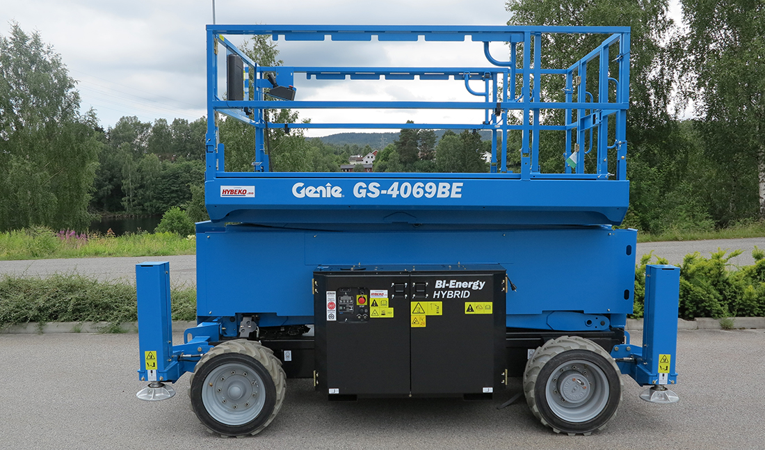 Sakselift diesel arb.h <15m støttebein